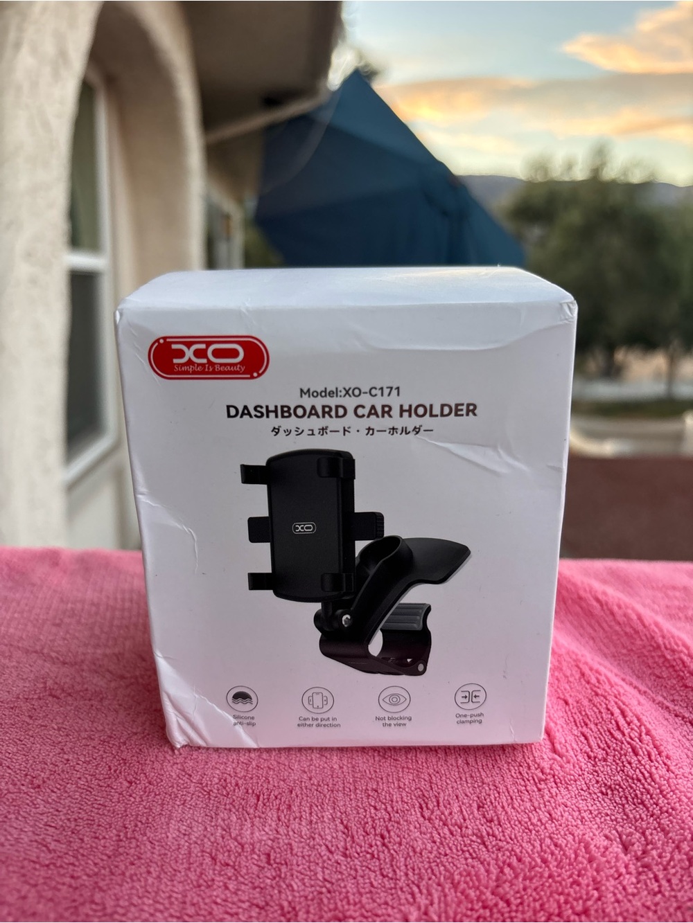 Dashboard Car Phone Holder - Black